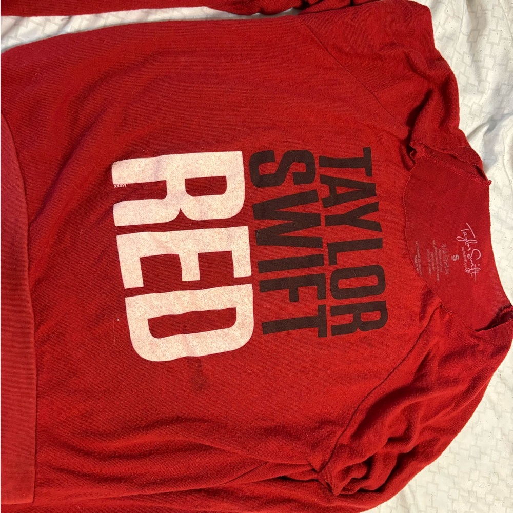 taylor swift RED pullover sweatshirt